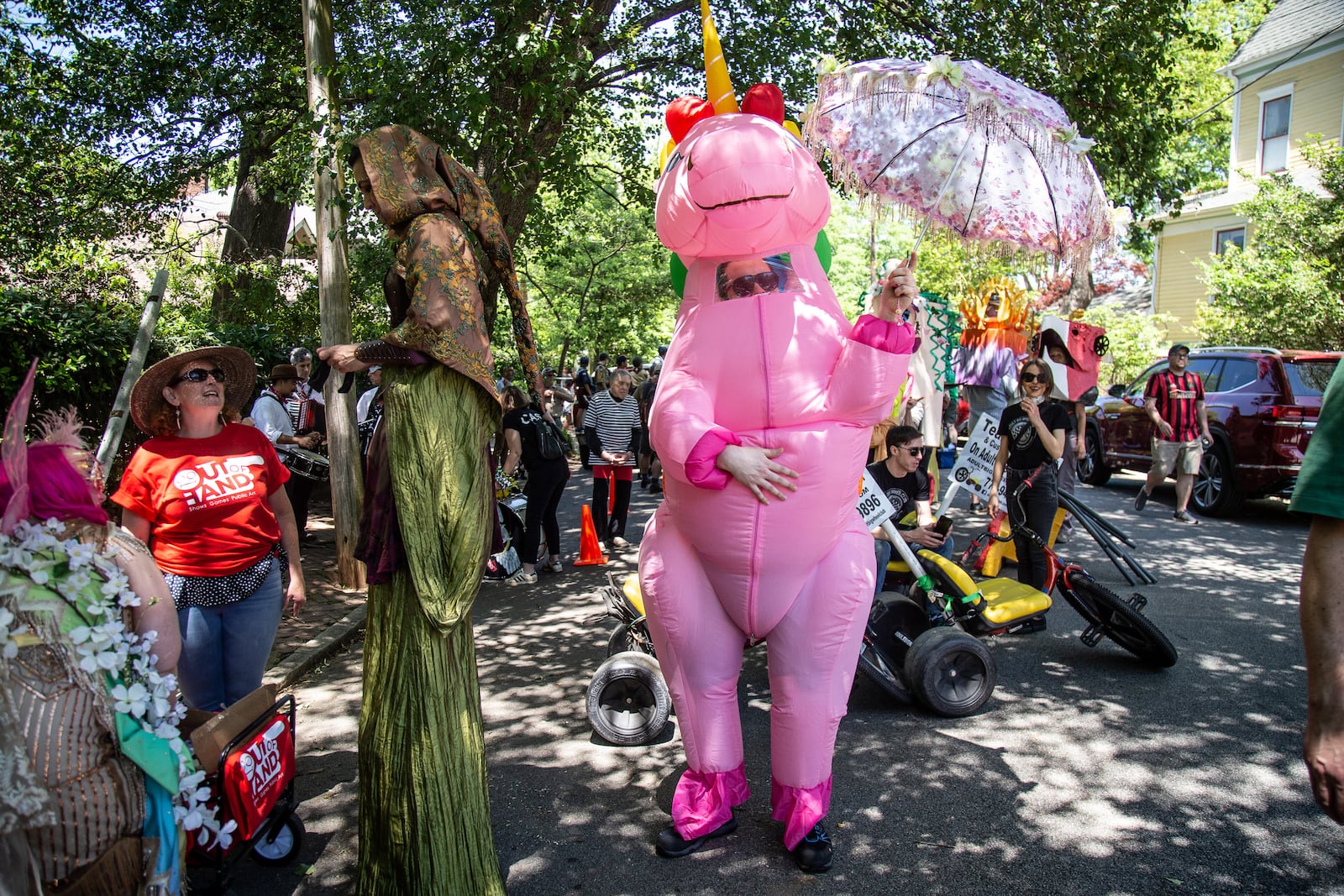 A quirky parade will be held Saturday as part of the Inman Park Festival.