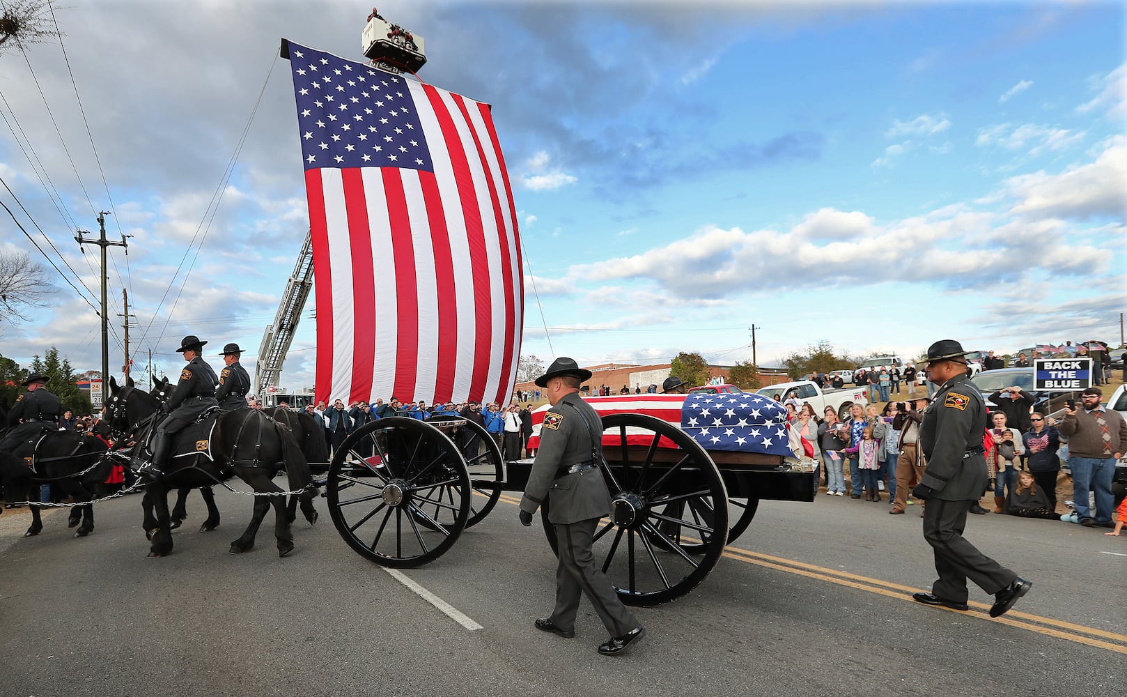 Funeral for slain Americus police officer Nicholas Ryan Smarr