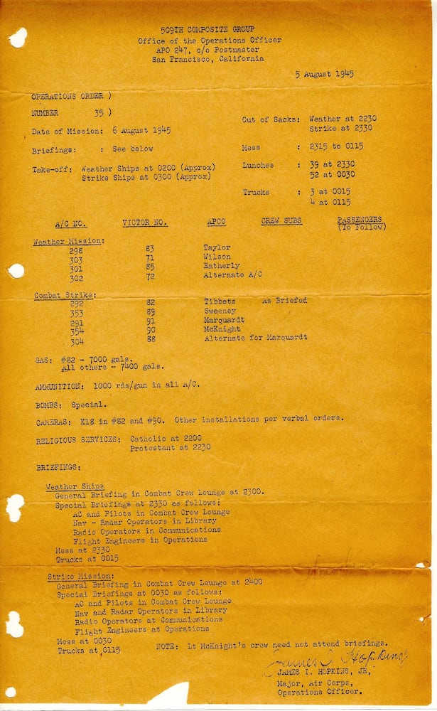 Nuclear weapon was used on Aug. 6, 1945