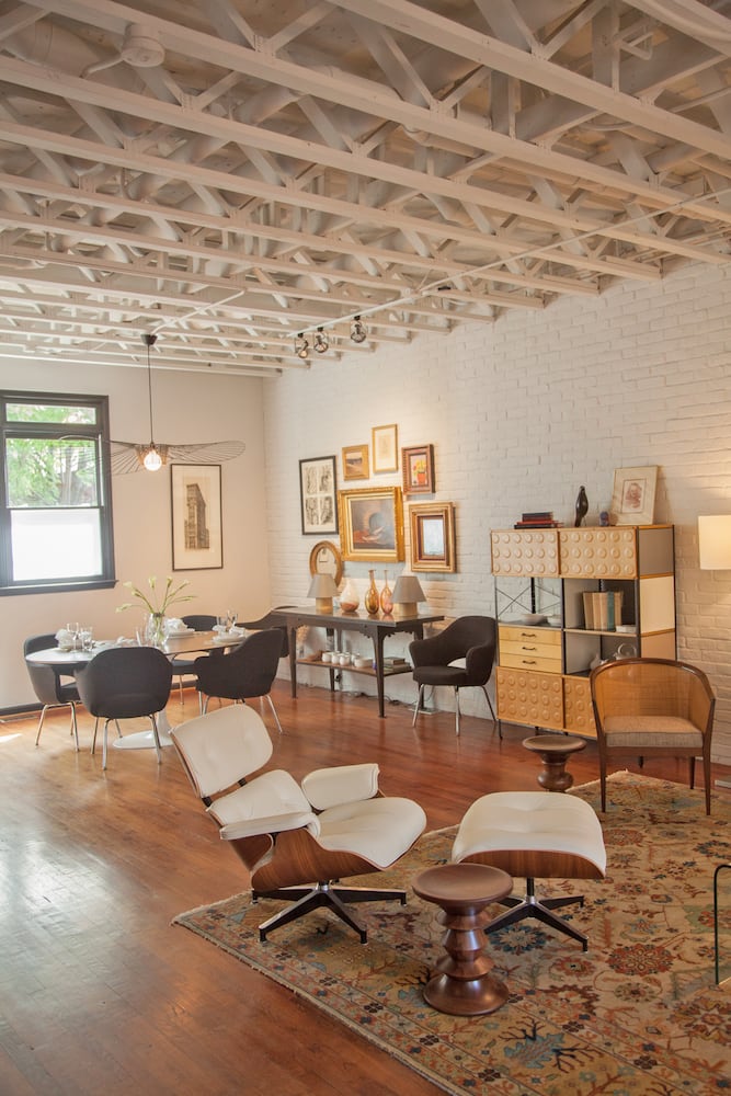 Photos: Exposed brick, loft-style space gives casual vibe to Atlanta townhome