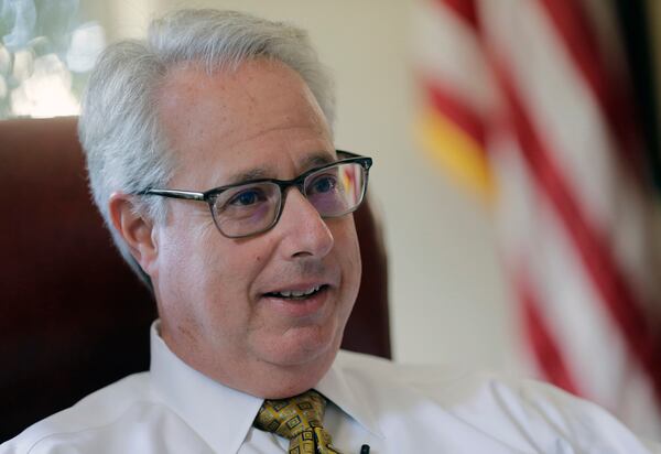 October 19, 2016 - Atlanta - Sam Olens photographed in his attorney general's office. BOB ANDRES  /BANDRES@AJC.COM