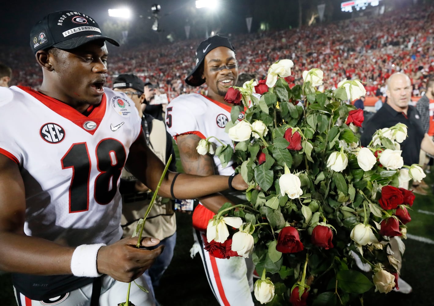 Photos: Bulldogs celebrate Rose Bowl victory