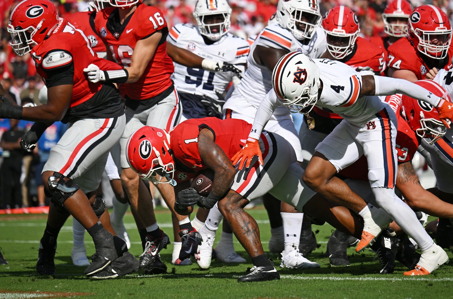 Georgia vs. Auburn