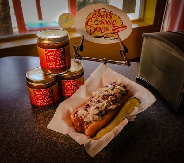 Sweet Potato Mustard from Jack’s Cosmic Dogs/Provided by David Jackson