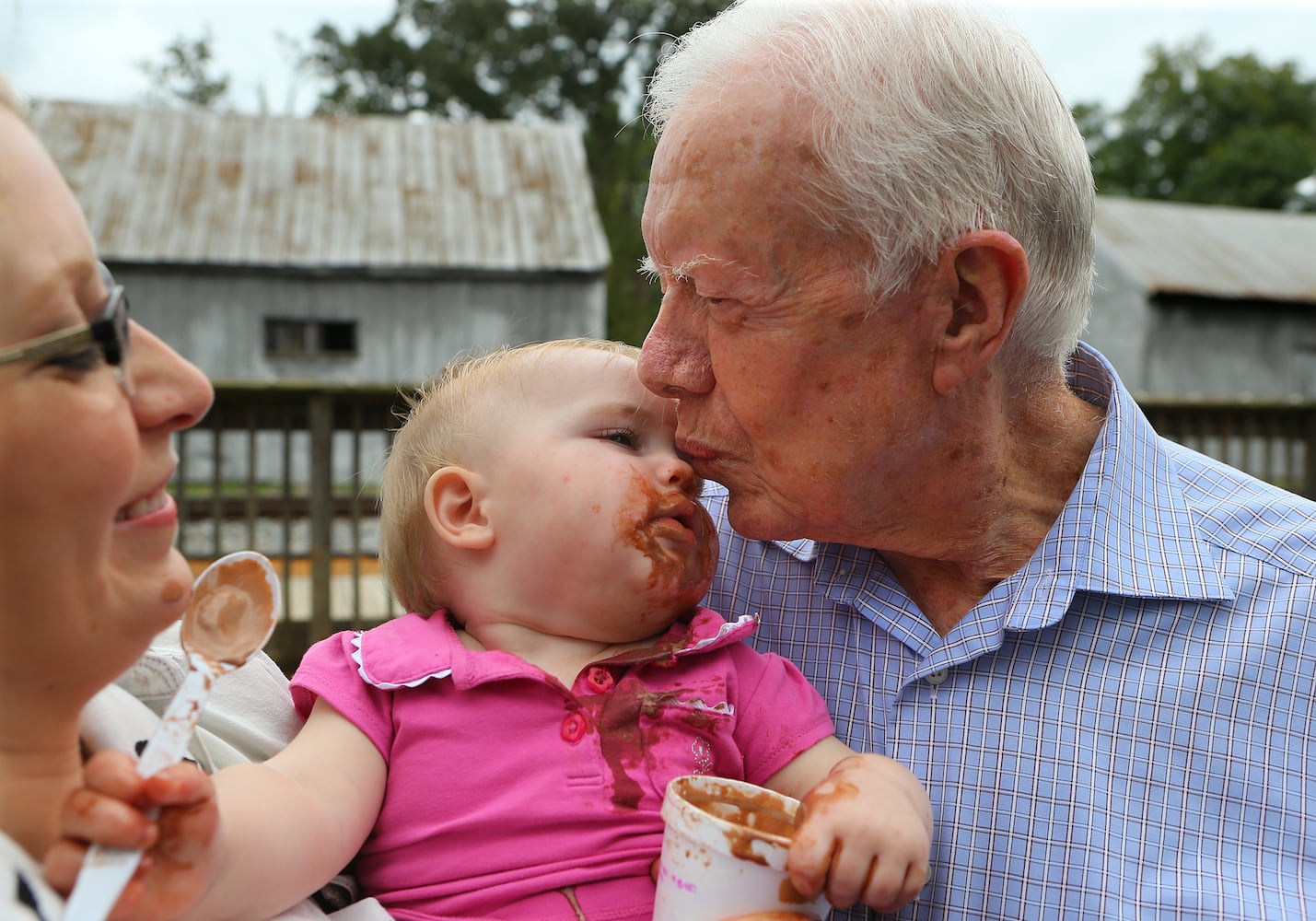 Plains throws birthday party for Jimmy Carter