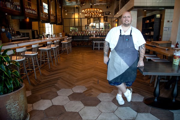 Pat Pascarella poses for a photograph at Grana in 2020. / STEVE SCHAEFER FOR THE ATLANTA JOURNAL-CONSTITUTION