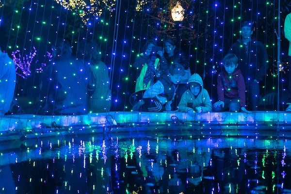 File photo of Atlanta Botanical Garden’s Garden Lights, Holiday Nights.