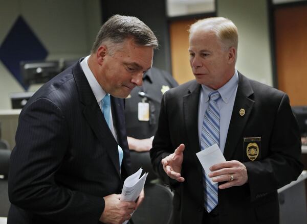 John Melvin (left) has been second-in-command at the GBI to Michael Register.