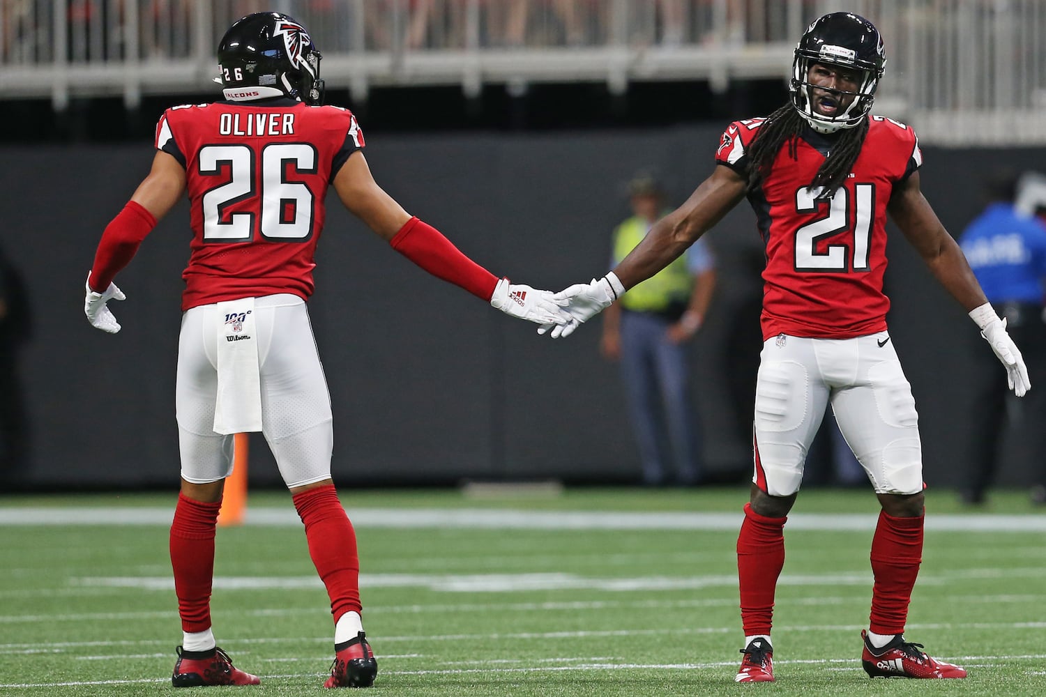 Photos: Falcons lose to Jets in third exhibition game