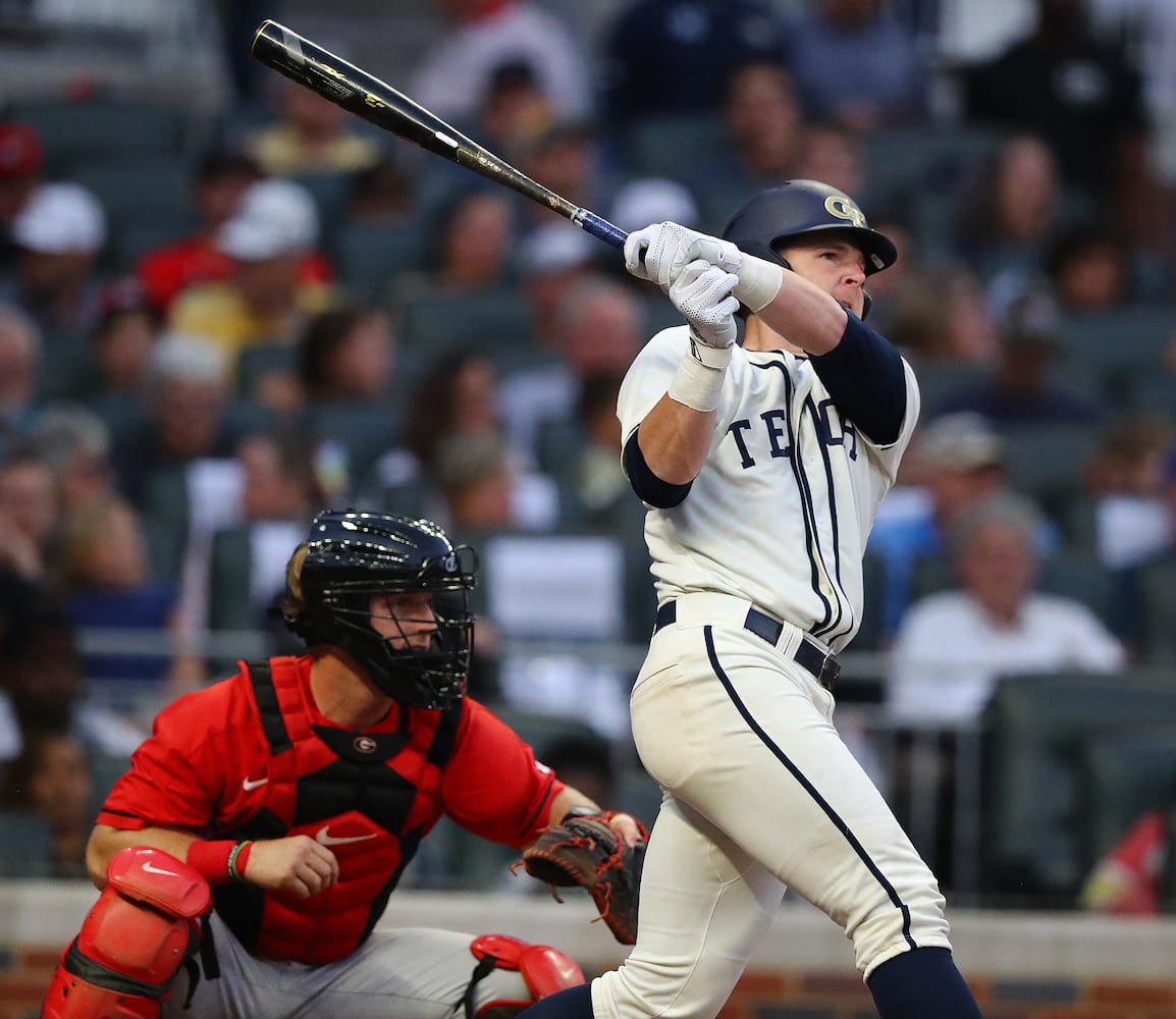 Photos: Tech and Georgia battle in baseball at SunTrust Park