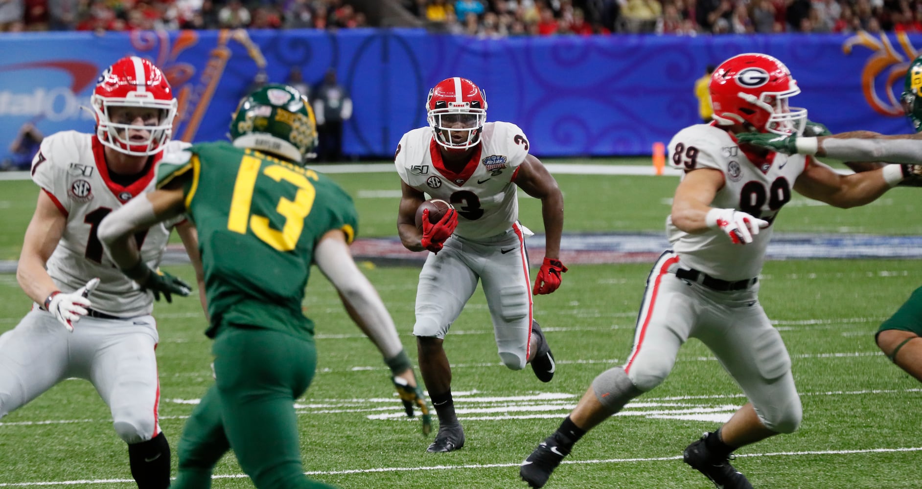 Photos: Bulldogs too much for Baylor in Sugar Bowl