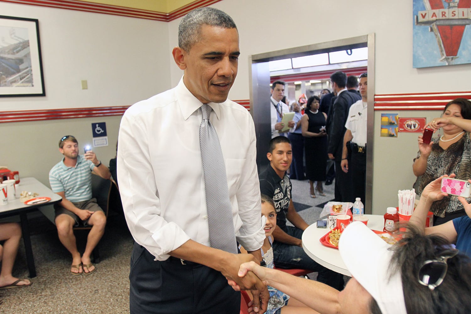 Obama's visits to Atlanta and Georgia