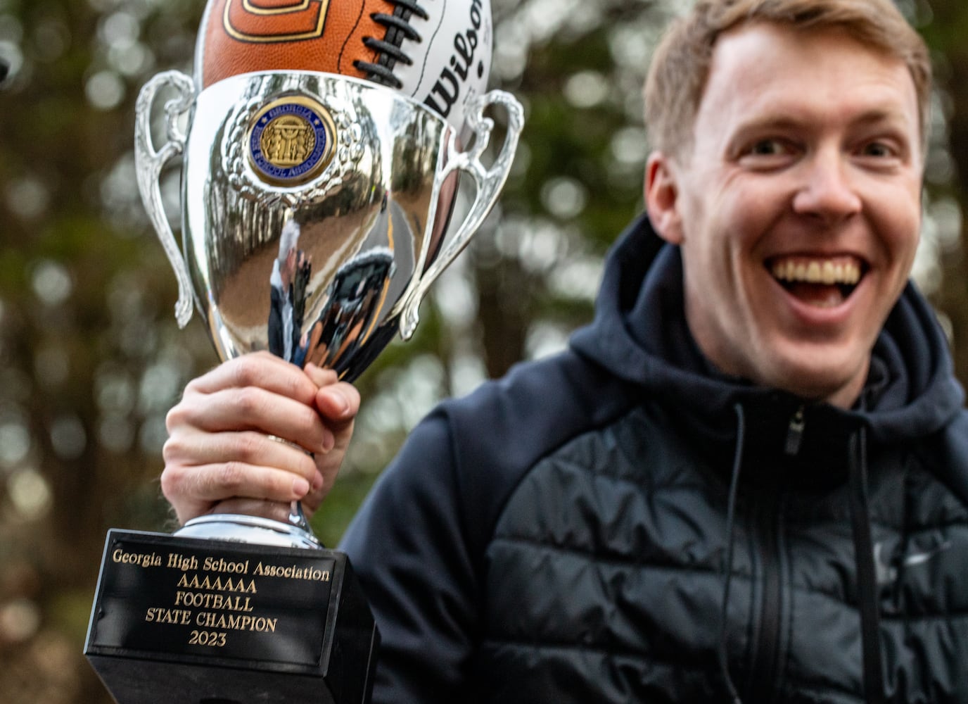 Milton High School football champs parade and celebration