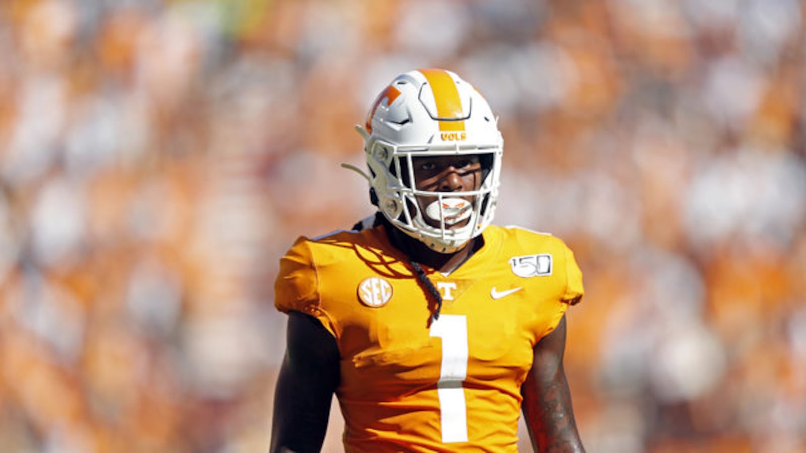 <p> Georgia State running back Seth Paige (28) tries to escape the grasp of a Tennessee defender in the first half of an NCAA college football game Saturday, Aug. 31, 2019, in Knoxville, Tenn. (AP Photo/Wade Payne) </p> <p> Tennessee quarterback Jarrett Guarantano (2) looks for a receiver in the first half of an NCAA college football game against Georgia State, Saturday, Aug. 31, 2019, in Knoxville, Tenn. (AP Photo/Wade Payne) </p> <p> Tennessee wide receiver Jauan Jennings (15) runs for yardage as he is chased by Georgia State safety Cedric Stone (9) and linebacker Ed Curney (2) in the first half of an NCAA college football game Saturday, Aug. 31, 2019, in Knoxville, Tenn. (AP Photo/Wade Payne) </p> <p> Tennessee head coach Jeremy Pruitt yells at side judge Eduardo Balbis in the first half of an NCAA college football game against Georgia State, Saturday, Aug. 31, 2019, in Knoxville, Tenn. (AP Photo/Wade Payne) </p> <p> Tennessee wide receiver Marquez Callaway (1) catches a touchdown pass as he is defended by Georgia State cornerback Tyler Gore (12) in the first half of an NCAA college football game Saturday, Aug. 31, 2019, in Knoxville, Tenn. (AP Photo/Wade Payne) </p> <p> Tennessee quarterback Jarrett Guarantano (2) runs for yardage in the first half of an NCAA college football game against Georgia State, Saturday, Aug. 31, 2019, in Knoxville, Tenn. (AP Photo/Wade Payne) </p> <p> Tennessee wide receiver Jauan Jennings (15) is tackled by a Georgia State player in the first half of an NCAA college football game Saturday, Aug. 31, 2019, in Knoxville, Tenn. (AP Photo/Wade Payne) </p> <p> Tennessee wide receiver Marquez Callaway (1) looks on in the first half of an NCAA college football game against Georgia State, Saturday, Aug. 31, 2019, in Knoxville, Tenn. (AP Photo/Wade Payne) </p>