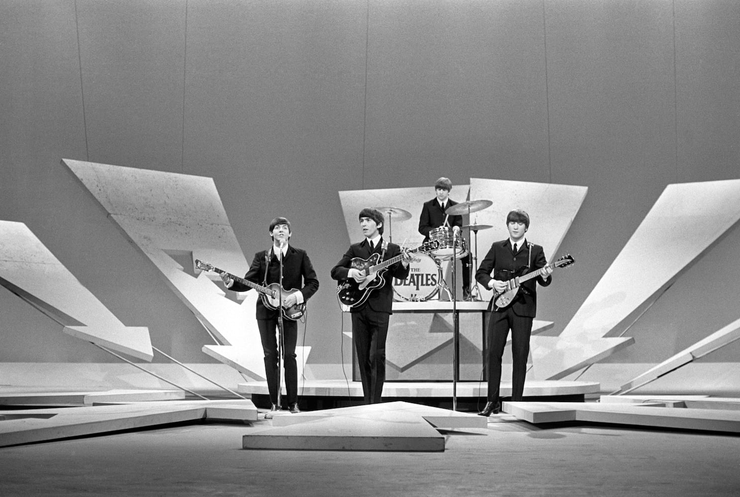 Beatles debut in U.S. on Ed Sullivan Show