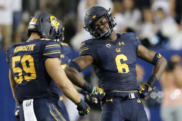 California safety Jaylinn Hawkins was elated to get a call from the Falcons in the fourth round.