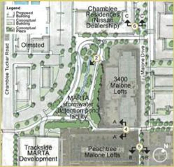 The city of Chamblee purchased MARTA property between Keswick Park and the new Town Center Project a park and trail. CONTRIBUTED