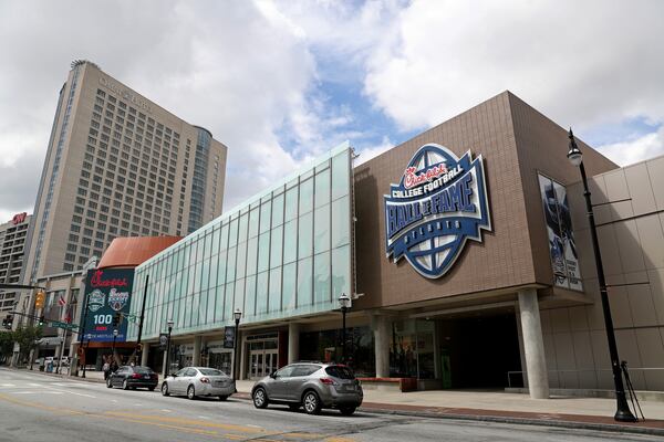 The Chick-fil-A College Football Hall of Fame. (JASON GETZ/SPECIAL TO THE AJC)