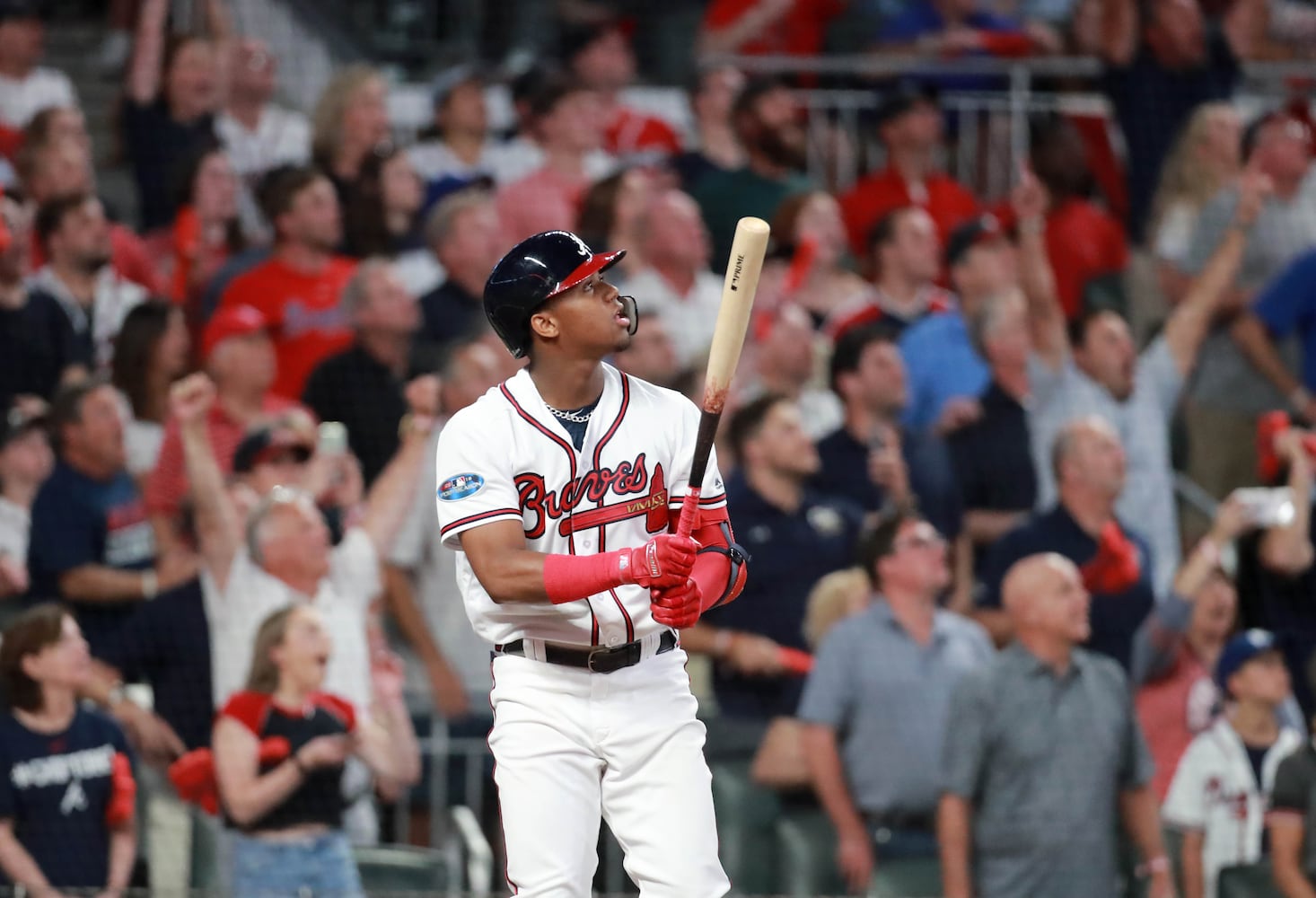 Photos: Acuna hits grand slam as Braves battle Dodgers in Game 3