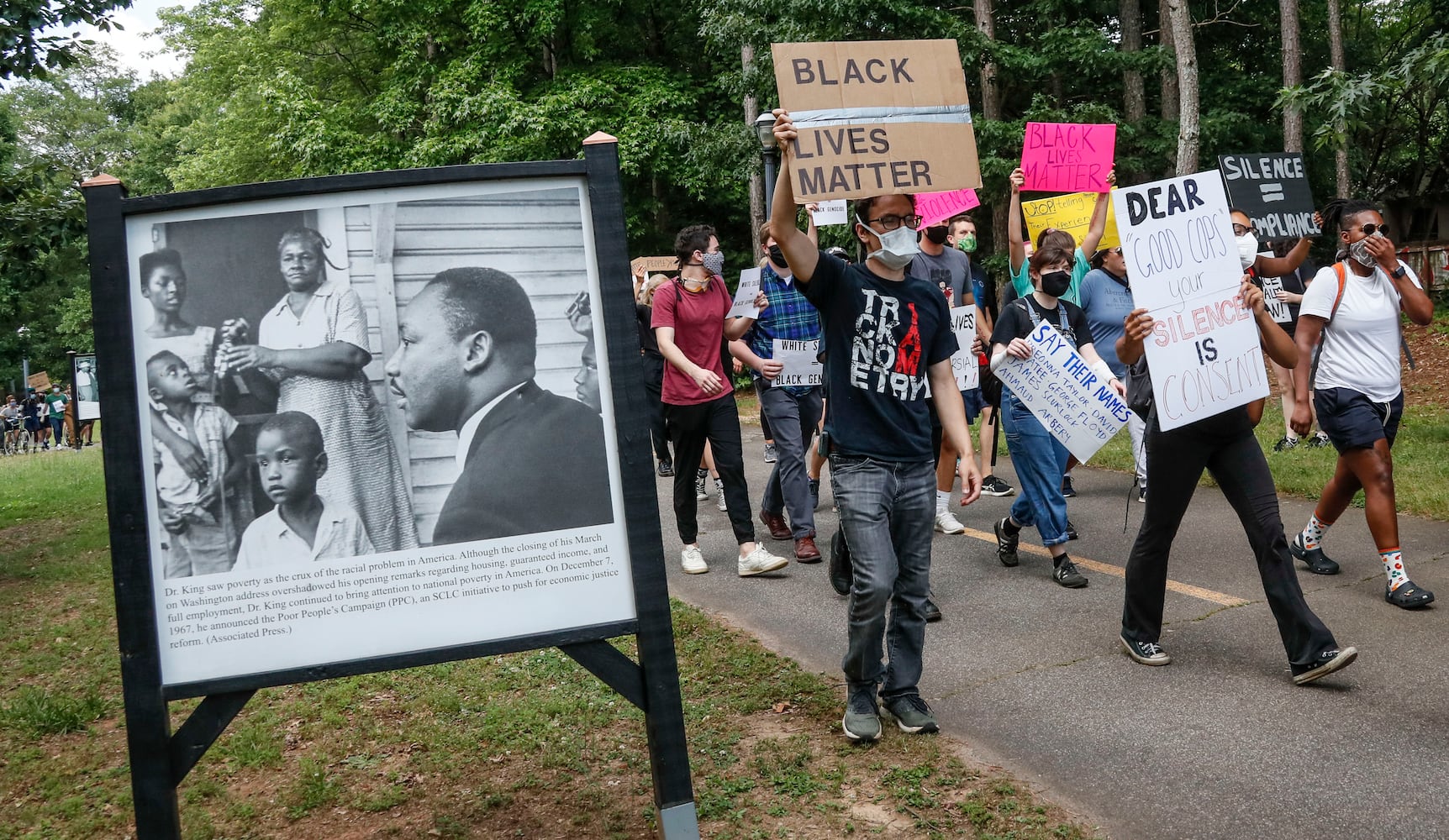 PHOTOS: Protesters gather across metro Atlanta