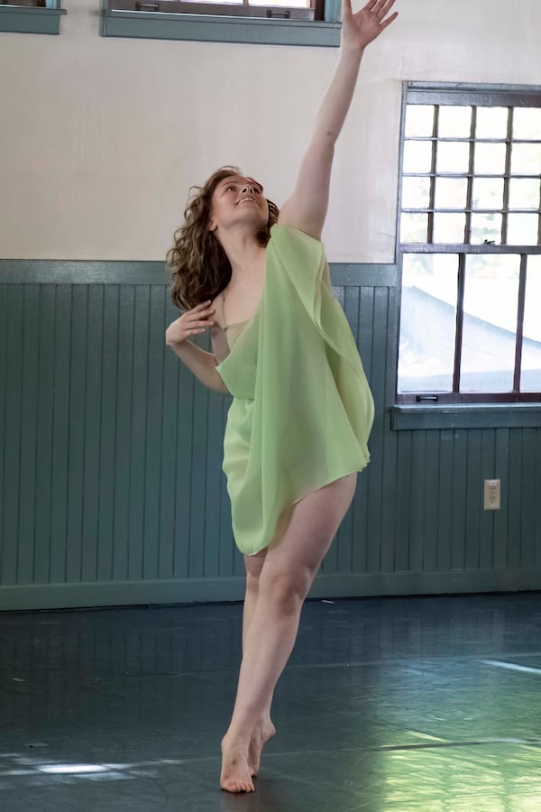 Mercy Matthews performed “Primavera” at the Inman Park Dance Festival in April.