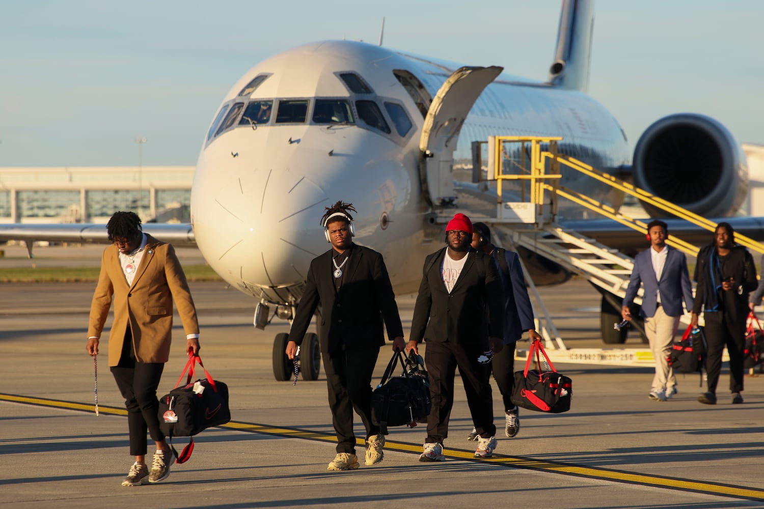 122924 sugar bowl uga arrival