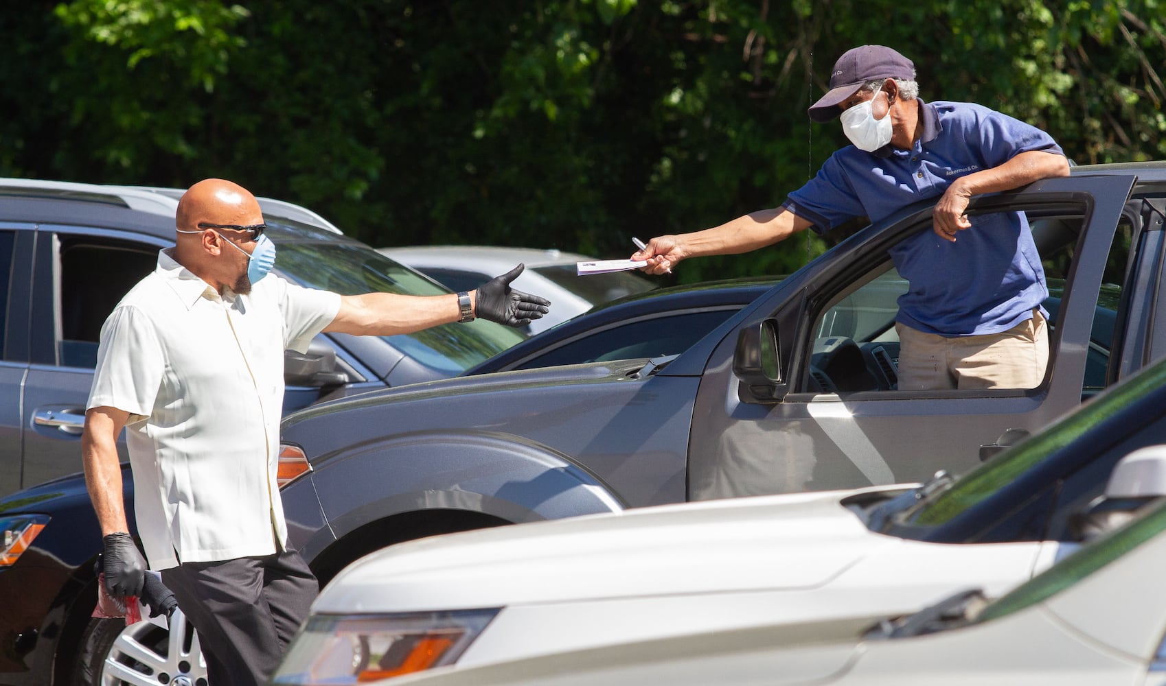 PHOTOS: Drive-thru service at New Beginning Full Gospel Baptist Church