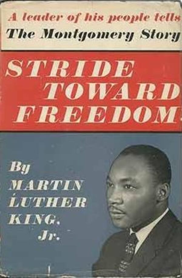 Martin Luther King Jr.'s first book, "Stride Toward Freedom."