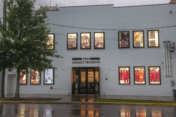 The Legacy Museum in Montgomery, Alabama, is located on the site of a slave warehouse. Contributed by Robert Rausch/The New York Times