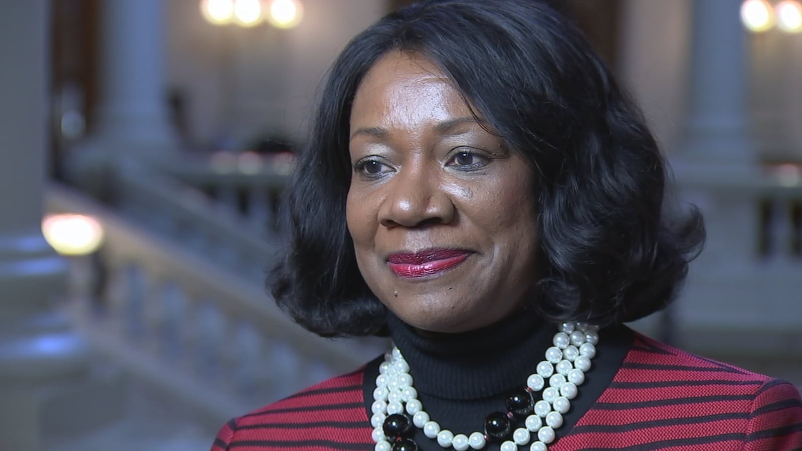 State Rep. Carolyn Hugley, D-Columbus, has said she's planning to challenge House Minority Leader James Beverly. (WSB-TV)