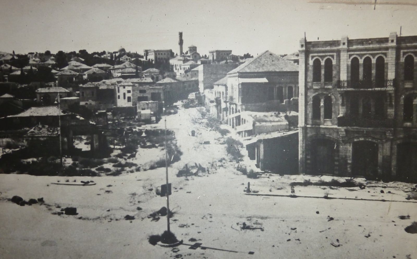 A city divided: Jerusalem in the middle of the Arab-Israeli War.