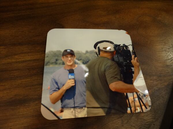 Another prop: a Bettes mousepad. CREDIT: Rodney Ho/ rho@ajc.com