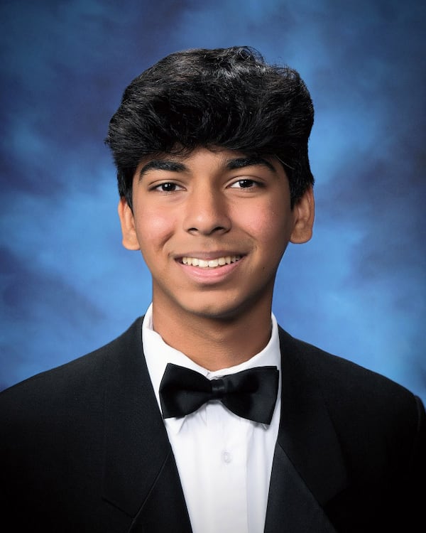 Shaunak Karnik, valedictorian at Pope High School (Courtesy photo)