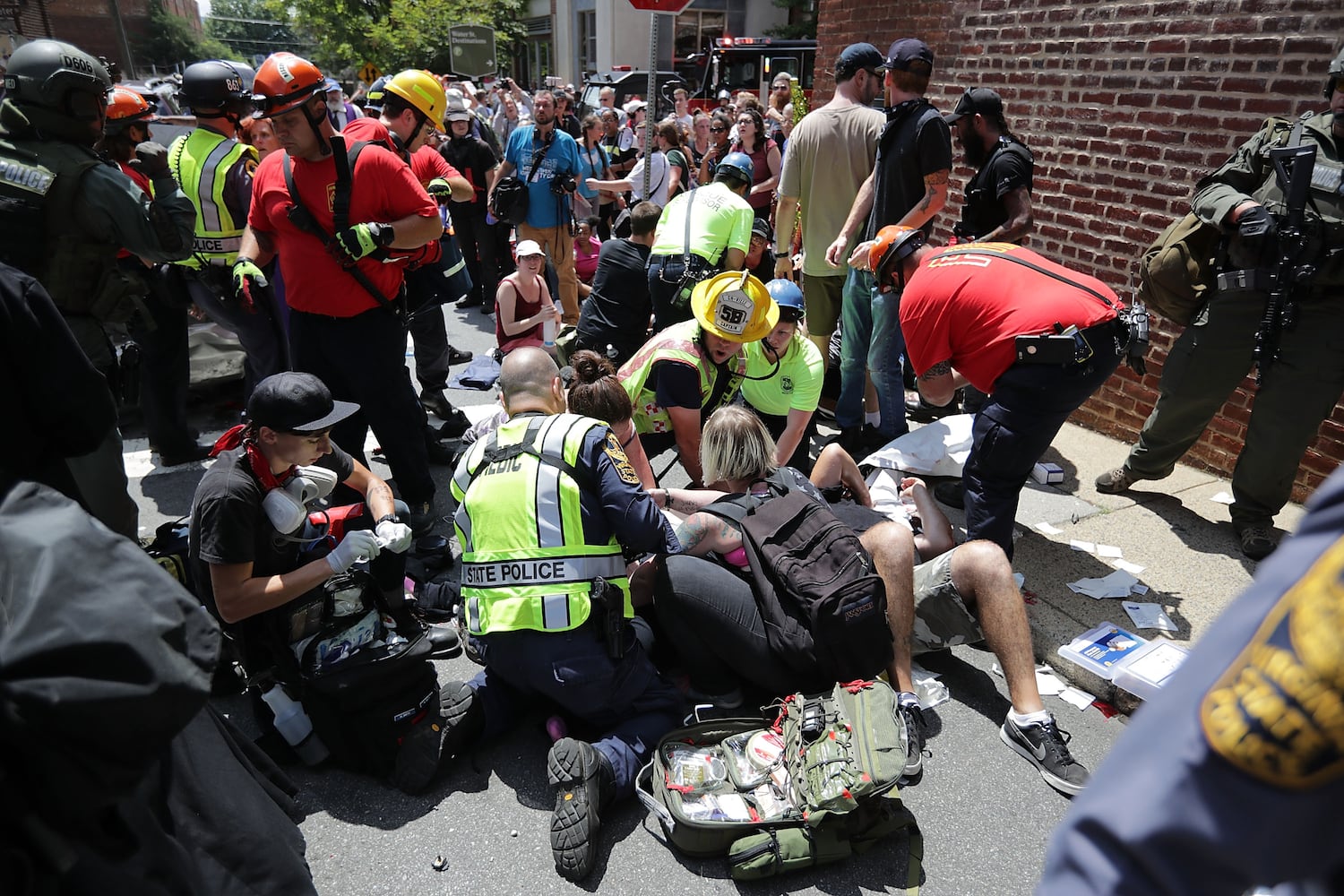 Violent protest in Charlottesville