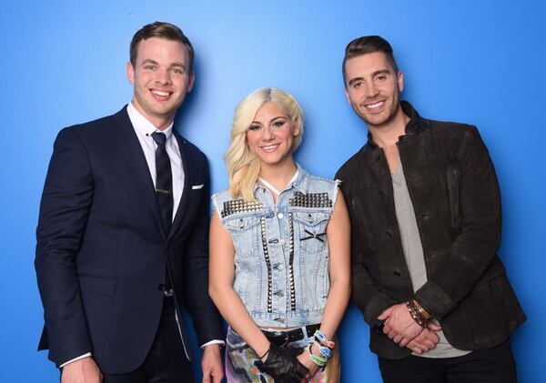 AMERICAN IDOL XIV: TOP 3: L-R: Clark Beckham, Jax and Nick Fradiani. CR: Michael Becker / FOX. © FOX Broadcasting. This image is embargoed until 10:00PM PT.