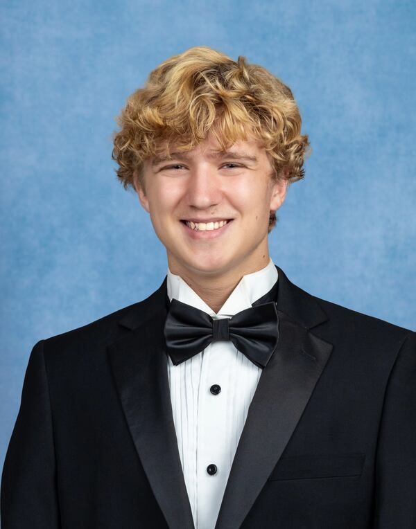 Ridge Ridenour is 2024 valedictorian of Greater Atlanta Christian School in Gwinnett County. (Courtesy photo)