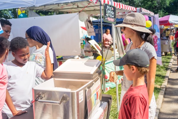 A scene from a prior year's Atlanta Ice Cream Festival.