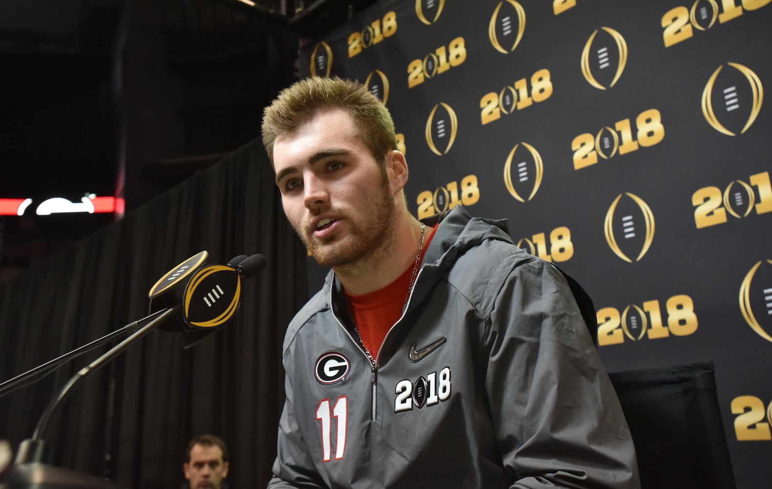 Photos: Bulldogs meet the press during Media Day at Philips Arena