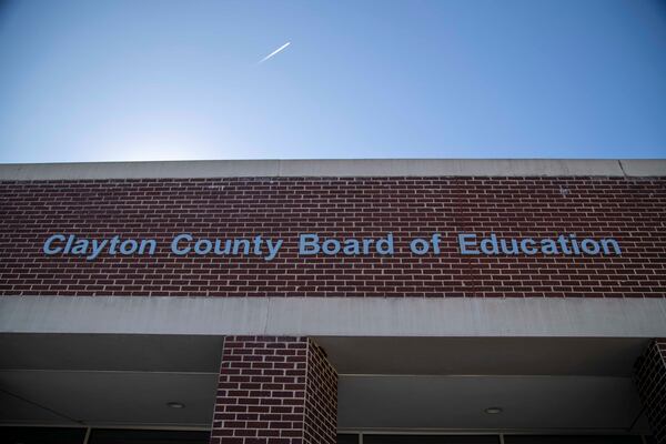 11/18/2020 �  Jonesboro, Georgia � The exterior of the Clayton County Board of Education building in Jonesboro, Wednesday, November 18, 2020. (Alyssa Pointer / Alyssa.Pointer@ajc.com)