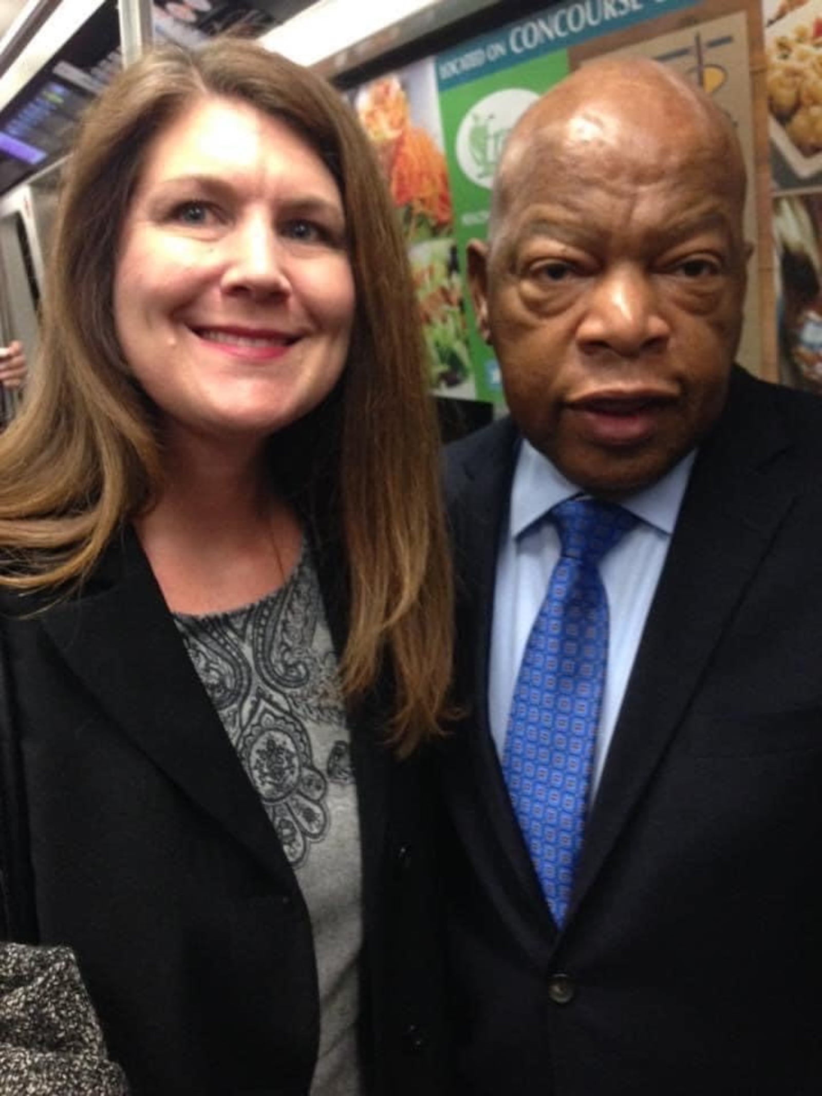 Kathryn Bryant and John Lewis