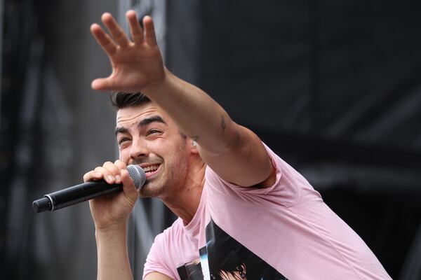 DNCE's Joe Jonas. (Akili-Casundria Ramsess/Special to the AJC)