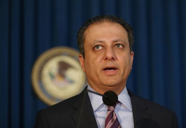 Former U.S. attorney Preet Bharara on Thursday, May 10, 2018, did not rule out the possibility of running for New York attorney general in the fall. Here, Bharara is seen Nov. 17, 2016, in New York.