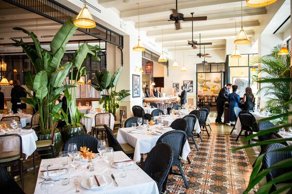 Le Colonial main dining room. Photo credit- Mia Yakel.