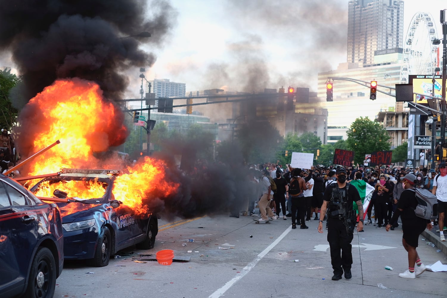 NEW PHOTOS: Atlanta rally against police violence draws hundreds downtown