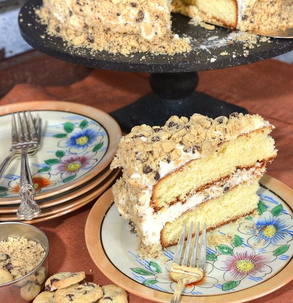  Chocolate Chip Crumb Cake made with leftover crumbs (Photos by Chris Hunt/Special)