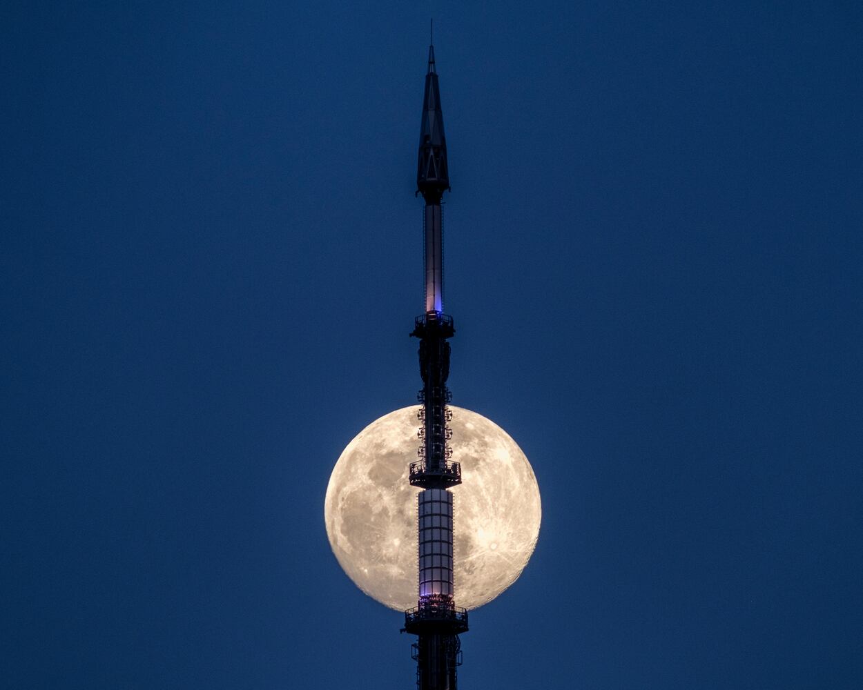 Photos: Final supermoon of 2019 brightens the night sky