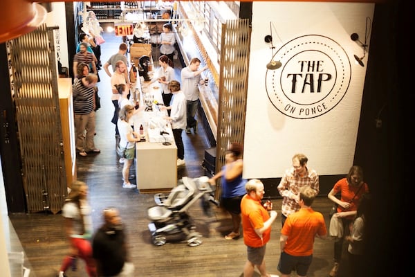 Customers can opt for draft beer, wine or cider and more at the Tap on Ponce. Courtesy of Leigh Germy 