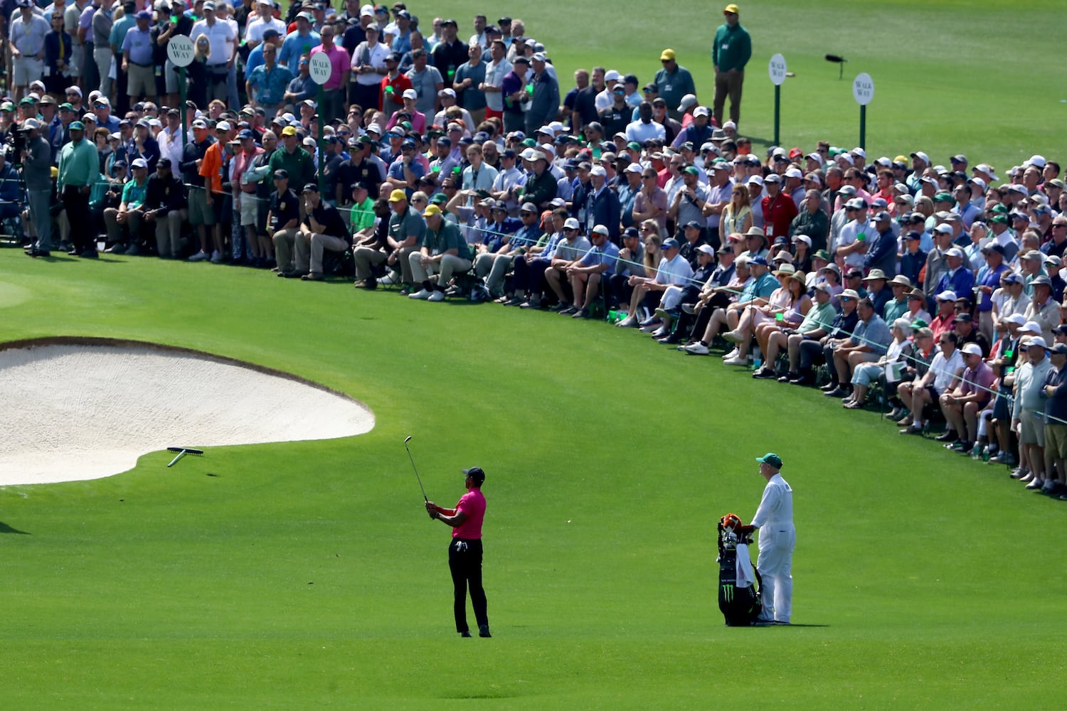 Tiger Woods at the Masters