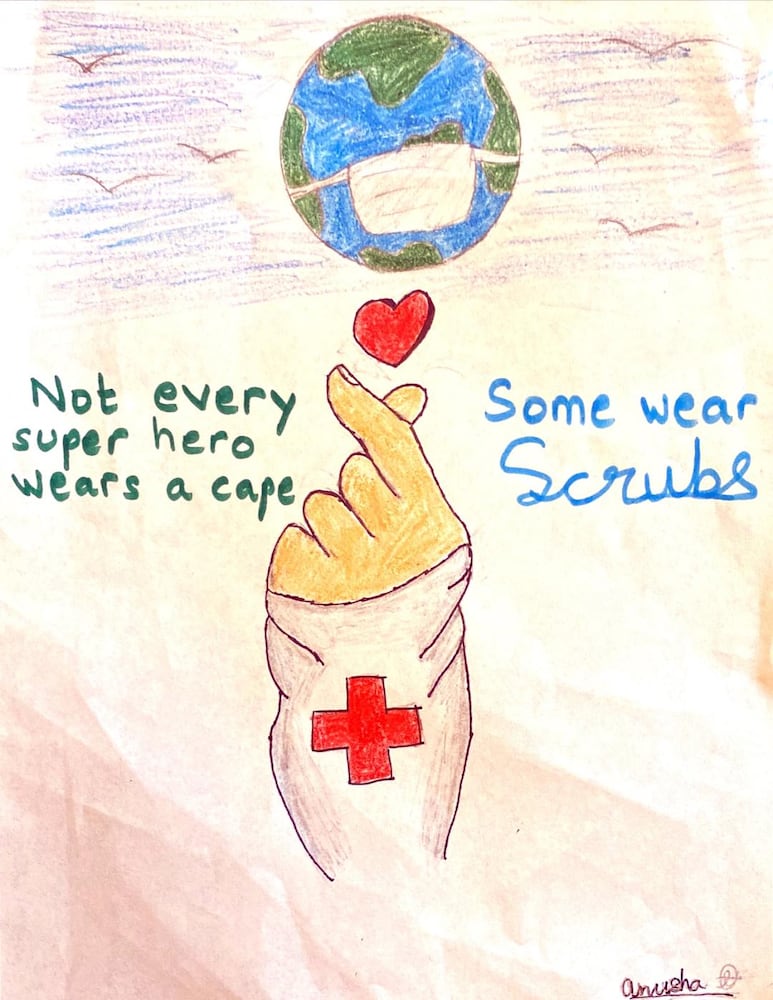 Art from the Heart: Kids thank front-line health care workers