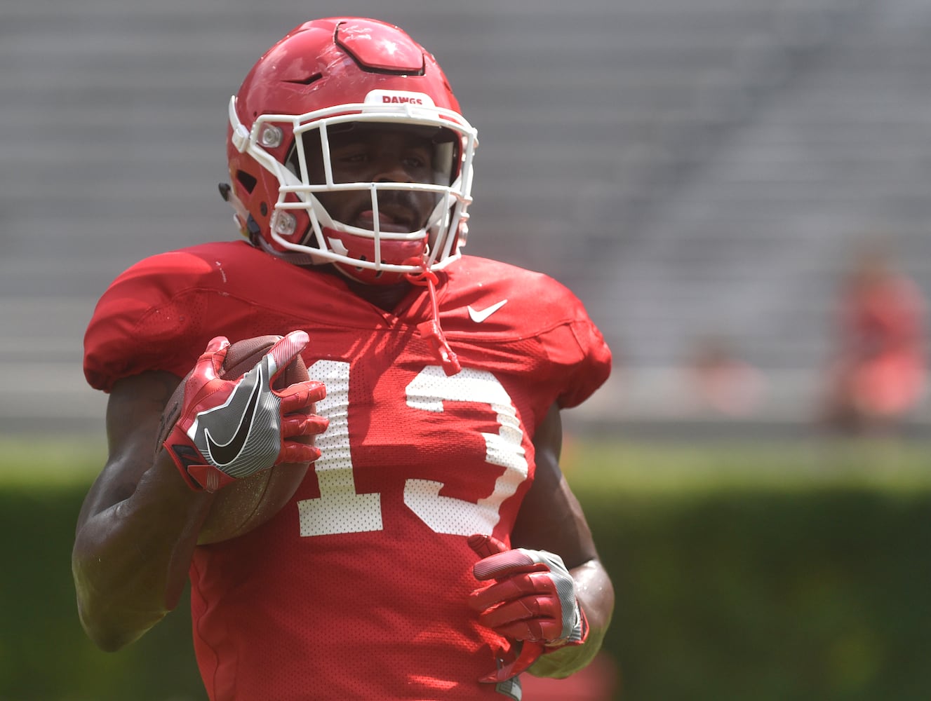 Photos: Bulldogs working hard even on Fan Day